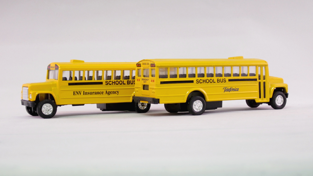 Custom Printed School Bus