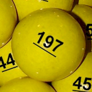 Numbered Wooden Balls